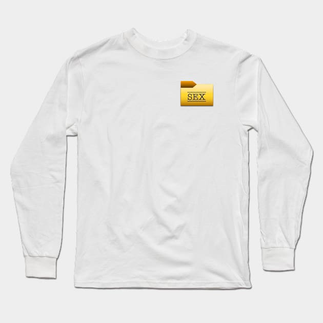 Sex folder Long Sleeve T-Shirt by Lady_M